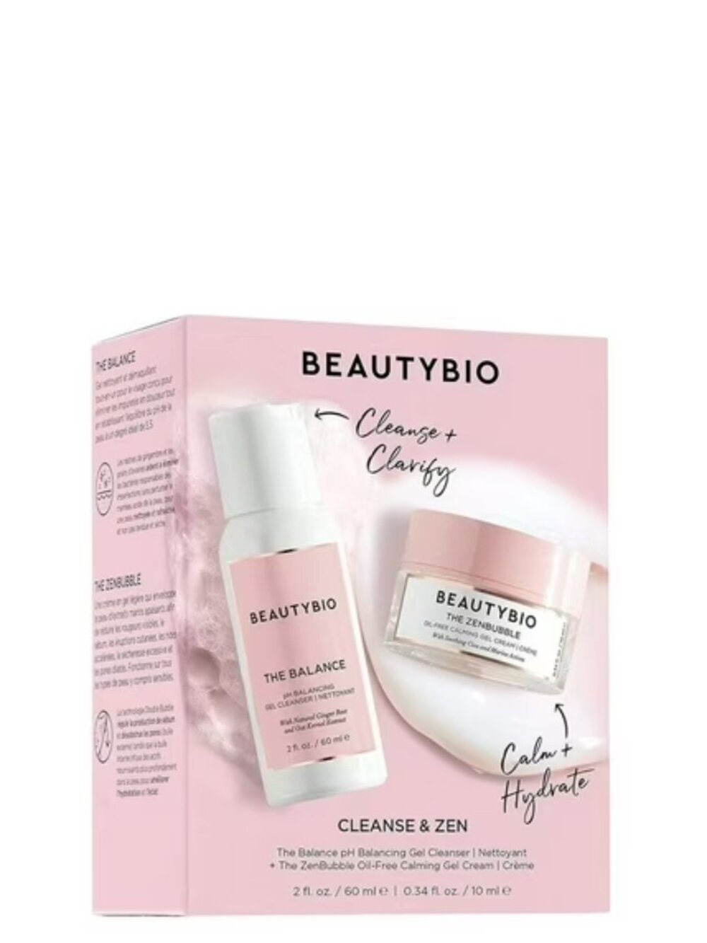 Beauty Bio Cleanse & Zen‎ Travel Set NIB